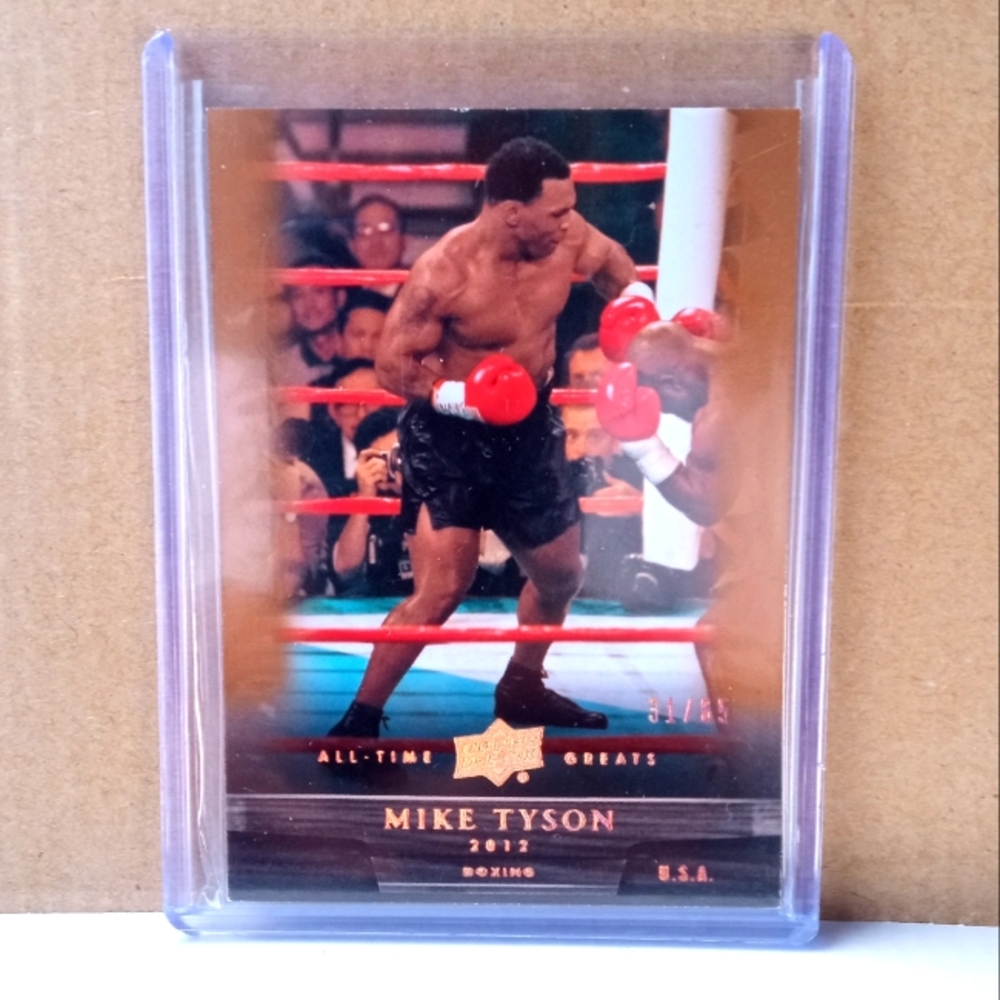 🥊🏆Mike Tyson "Copper Spectrum - 31/65 Insert" Card🏆🥊